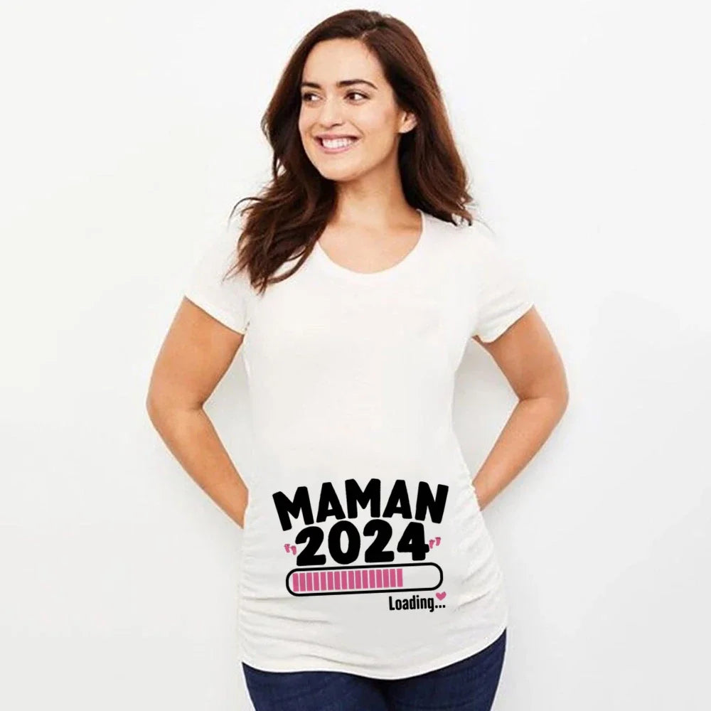 Baby Loading T-shirt 2025 for Pregnant Woman