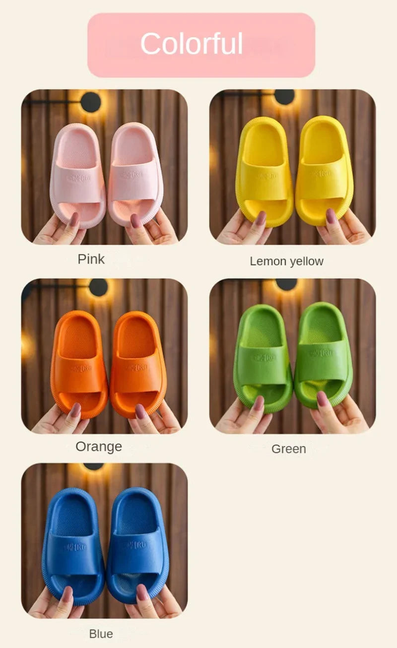 Breathable Non-Slip Summer Slippers for Kids – Indoor & Beach
