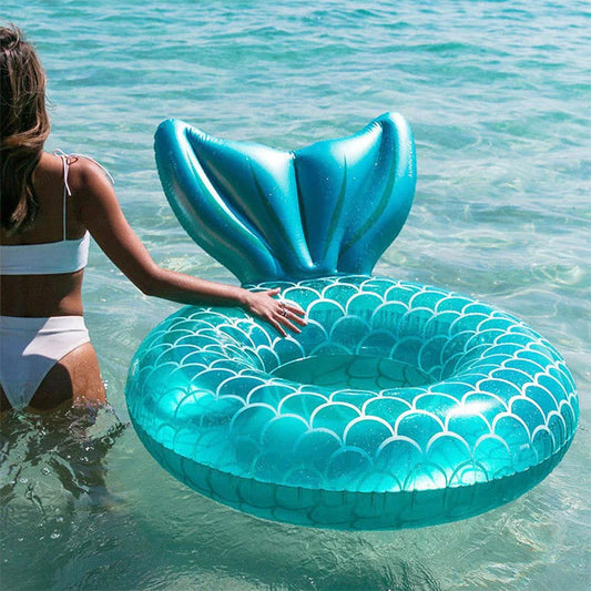 Mermaid Backrest Pool Float for Adults and Teens