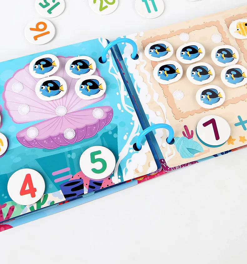 Montessori Busy Book for Early Learning in Children 1-3 Years