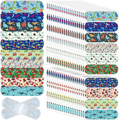10pcs Cartoon Mermaid Horse Adhesive Bandages for Kids