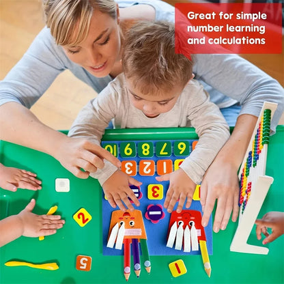 Educational Felt Learning Board for Kids - Math Skills Toy