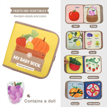 Montessori Busy Book for Toddlers - Animal Puzzle and Sensory Toy