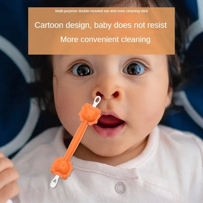 Silicone Baby Ear Wax Cleaner with Double-Headed Spoon
