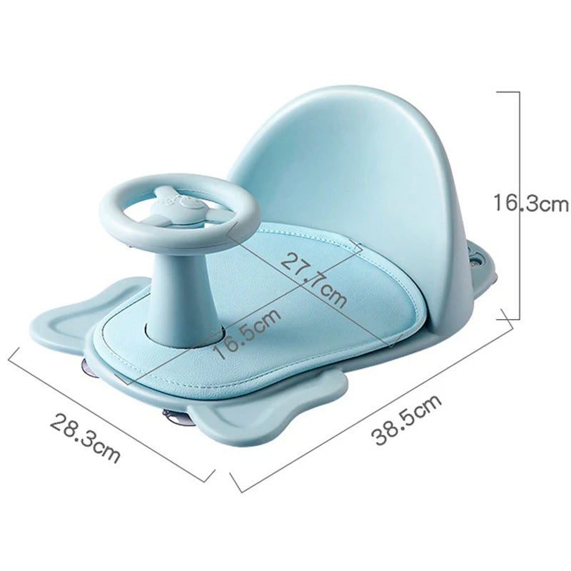 Non-Slip Baby Bath Seat for Newborns and Infants