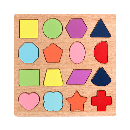 Wooden Alphabet and Number Puzzle for Preschool Learning