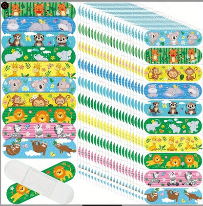 10pcs Cartoon Mermaid Horse Adhesive Bandages for Kids