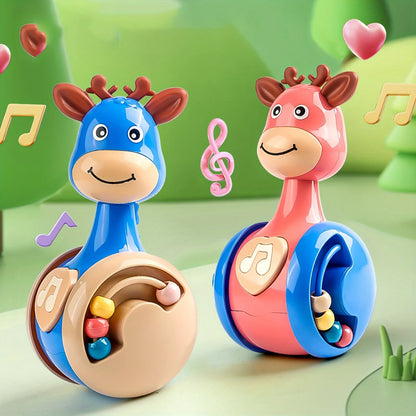 Fawn Sliding Tumblers Rattle Toy for Baby Learning and Play