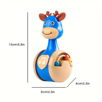Fawn Sliding Tumblers Rattle Toy for Baby Learning and Play