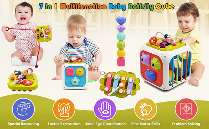Montessori Shape Sorter Toy for Babies 0-3 Years