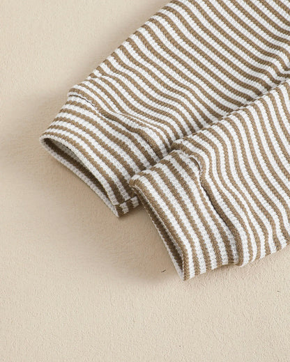 Baby Boys Soft Hoodie and Pants Set for Autumn Winter