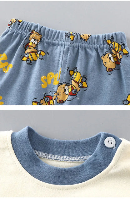Kids' Cotton Christmas Pajama Set for Boys and Girls