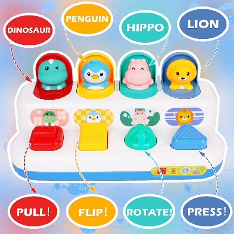 Montessori Cause and Effect Sensory Toy for Babies
