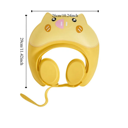 Soft Waterproof Baby Shower Cap for Eye & Ear Protection