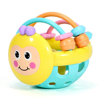 Montessori Sensory Rattle Teether for Infants 0-12 Months