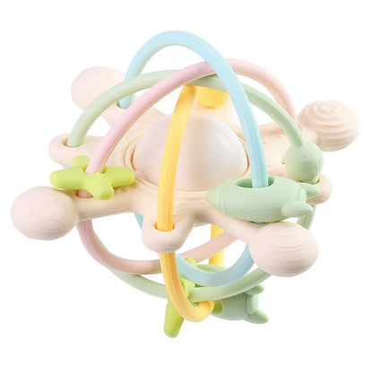 Montessori Silicone Teether Ball for Babies 0-36 Months