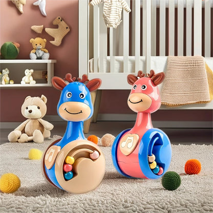 Fawn Sliding Tumblers Rattle Toy for Baby Learning and Play