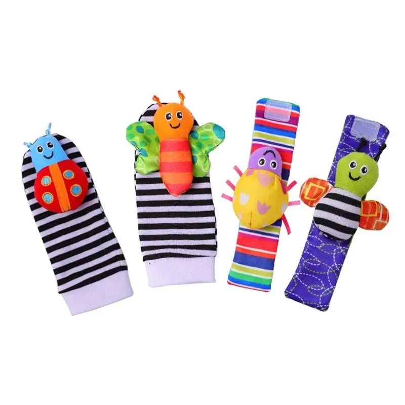 Animal Rattle Socks Set for Infants 0-12 Months