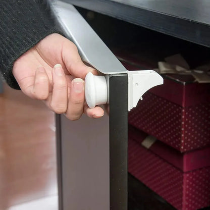 Invisible Magnetic Child Safety Locks for Cabinets and Drawers