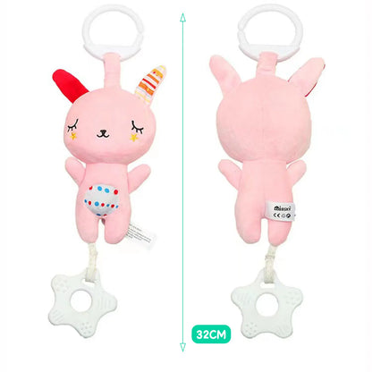 Plush Baby Rattles and Teething Toys for Early Learning