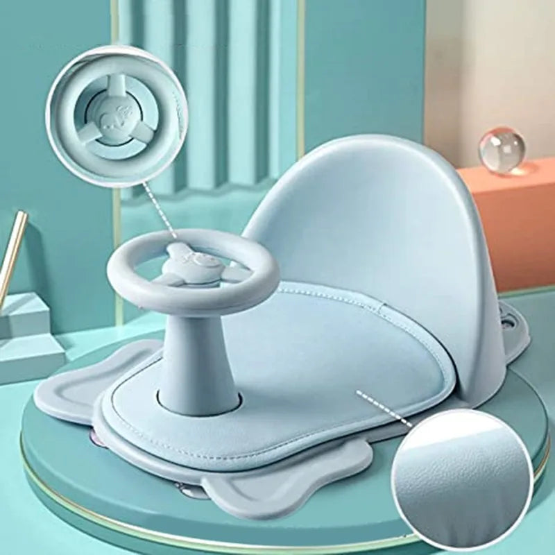 Non-Slip Baby Bath Seat for Newborns and Infants