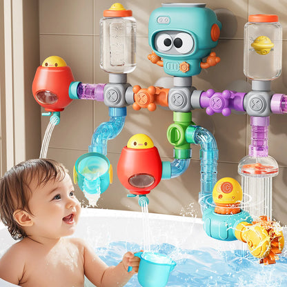 Suction Cup Water Spinner Toy Set for Toddlers and Kids