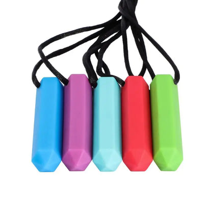 Silicone Chew Necklace for Kids with Autism and Sensory Needs