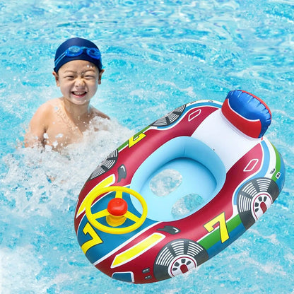 Inflatable Baby Swim Ring - Toddler Float Seat for Water Fun