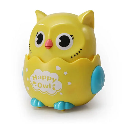 Interactive Wind-Up Owl Toy for Kids - Fun Mechanical Play