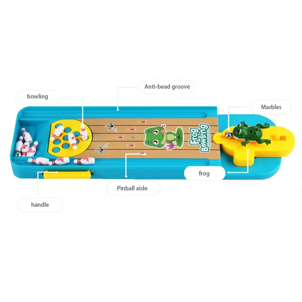 Frog Bowling Game Set for Kids and Adults, Fun Activity