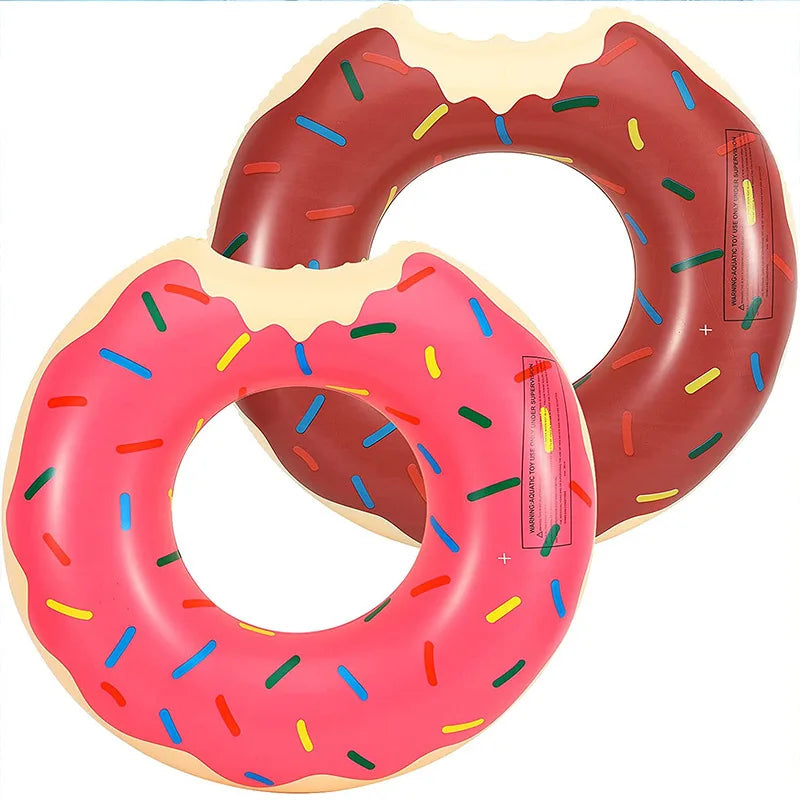 Inflatable Donut Swimming Ring Float for Kids and Adults