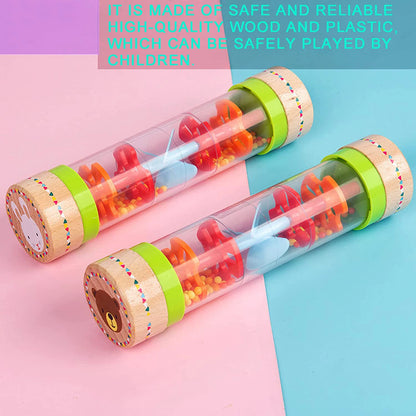 Montessori Rain Stick Rattle for Sensory Play and Music