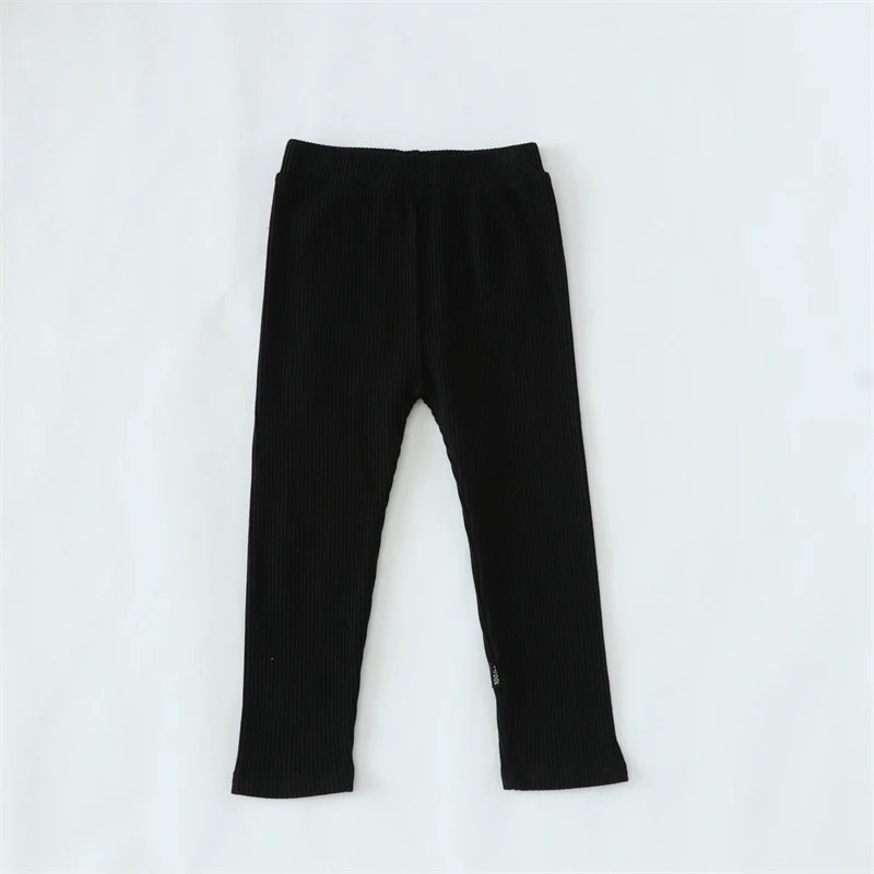 Cotton High Waist Leggings for Baby Girls and Boys