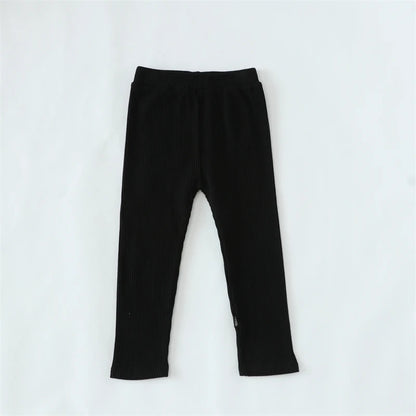 Cotton High Waist Leggings for Baby Girls and Boys