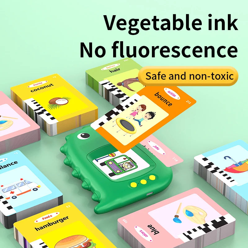 Interactive Flash Card Machine for Kids with Audio Learning