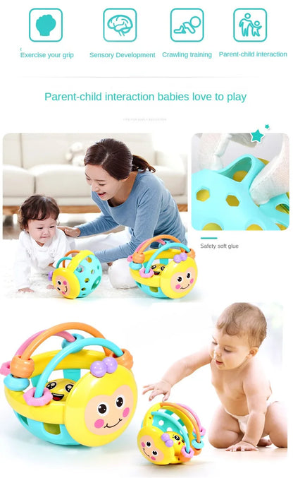 Bendy Baby Walker Rattle Ball for Infants 0-12 Months