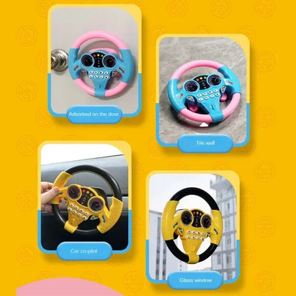Kids Steering Wheel Toy for Early Education and Play