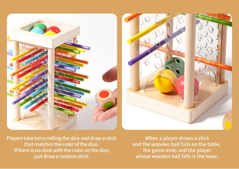 Montessori Wooden Counting Sticks Toy for Kids