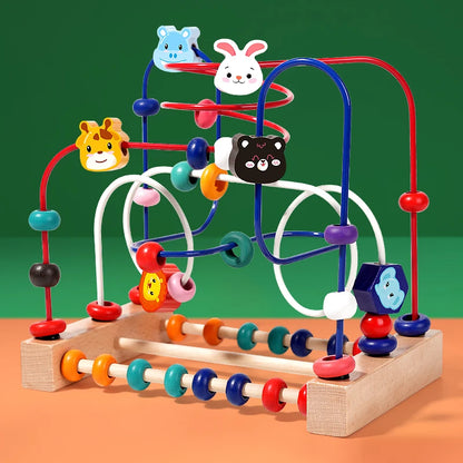 Educational Building Blocks and Beads for Toddlers 1-3 Years