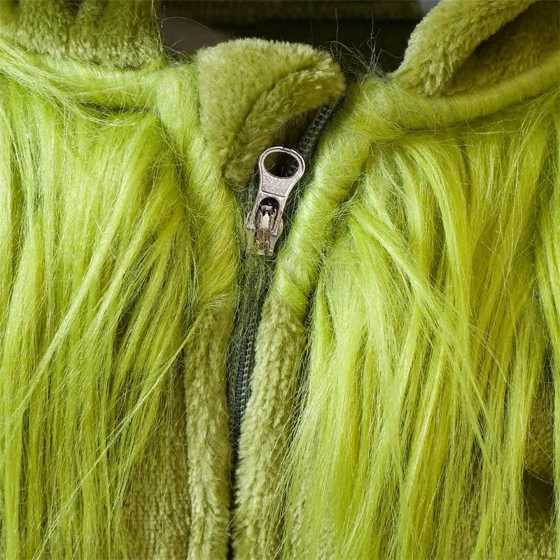 Christmas Grinch Bodysuit for Infants - Long Sleeve Jumpsuit