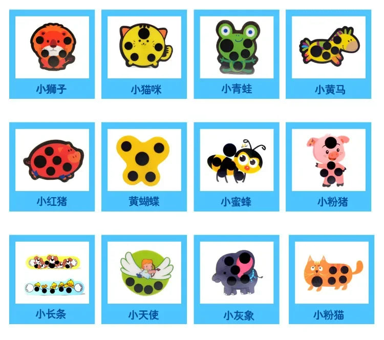 Baby Fever Indicator Strips - 5-10PCS Cartoon Thermometer Stickers