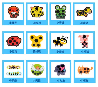 Baby Fever Indicator Strips - 5-10PCS Cartoon Thermometer Stickers