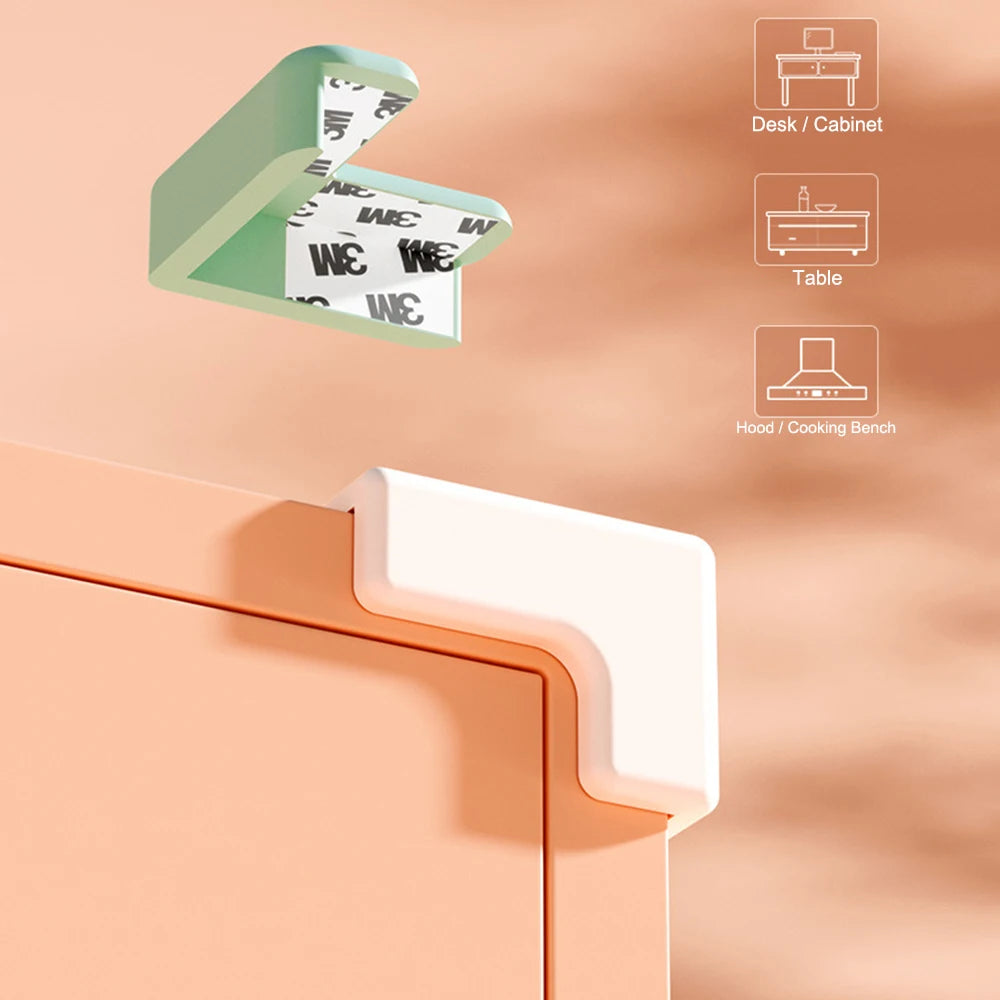 Silicone Corner Guards for Baby Safety - 4 Pcs Set