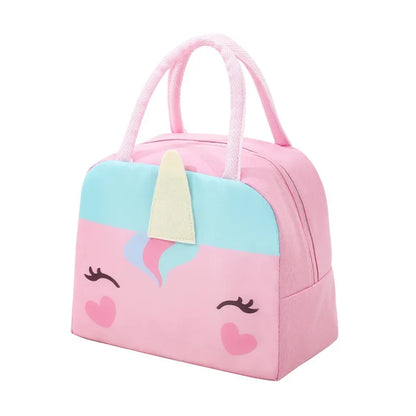 Cartoon Kinder Lunch Bag Wärmedämmung Aluminiumfolie Hochwertiges wasserdichtes Oxford-Gewebe Tragbare Lunch Bags Tote Neu