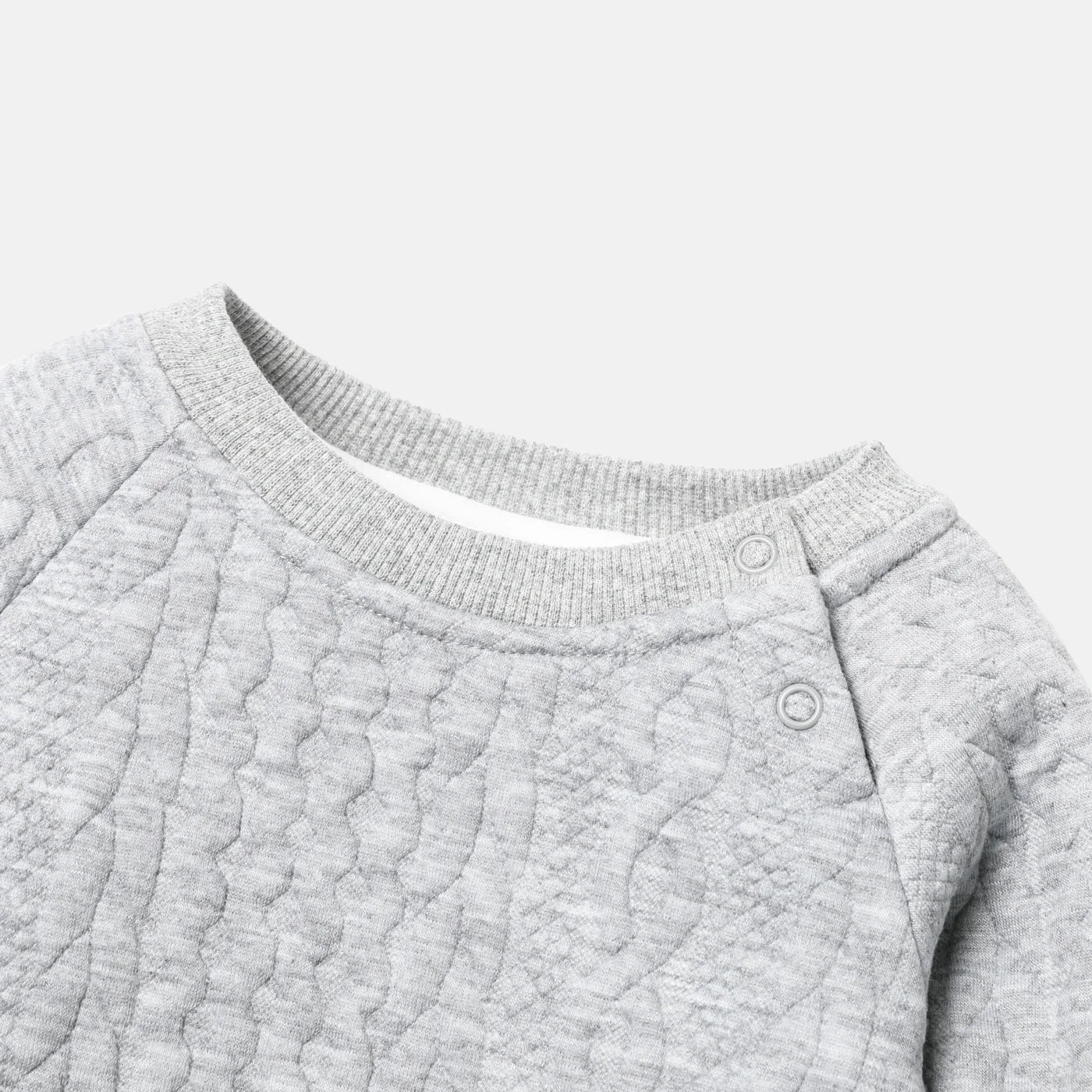 Baby Boy Cable Knit Sweatshirt & Pants Set - Soft & Cozy