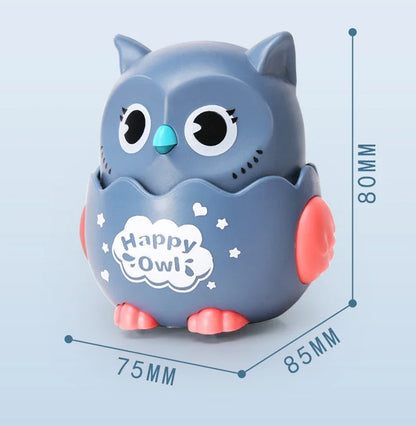 Interactive Wind-Up Owl Toy for Kids - Fun Mechanical Play