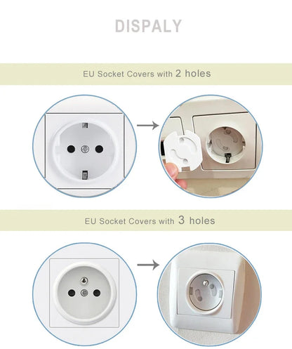 10PCS Child Safety Socket Covers for Electric Outlets