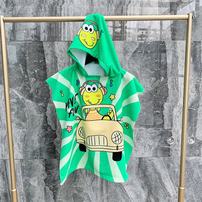 Dinosaur Hooded Bathrobe for Kids and Infants