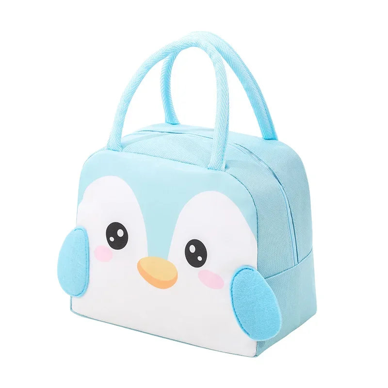 Cartoon Kinder Lunch Bag Wärmedämmung Aluminiumfolie Hochwertiges wasserdichtes Oxford-Gewebe Tragbare Lunch Bags Tote Neu