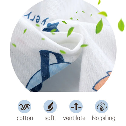 Cute Cartoon Baby Pajama Set - Short Sleeve Sleepwear